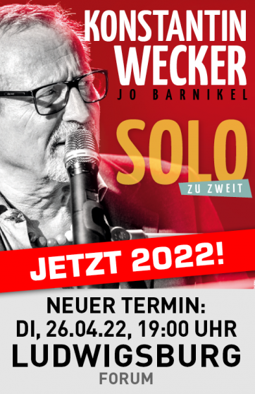 Konstantin Wecker - Solo für zwei mit Jo Barnikel
