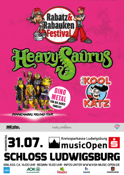 HeavySaurus beim Rabatz und Rabauken Festival (LB)