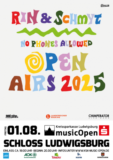 RIN & SCHMYT - NO PHONES ALLOWED OPEN AIR 2025